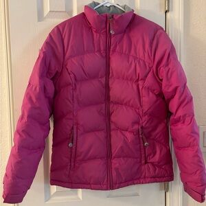 L.L. Bean Fuchsia Down Jacket